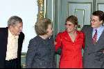 Den Haag 16 december 2000
Verloving van Prins Constantijn en Laurentien Brinkhorst.
Prins Claus, Koningin Beatrix