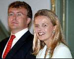 Den Haag 30 juni 2003
Verloving Mabel Wisse Smit en Prins Friso op huis ten bosch.