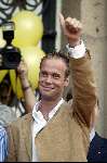 Alphen aan de rijn 9 juni 2003
Huldiging martin verkerk na finale roland garros