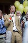 Alphen aan de rijn 9 juni 2003
Huldiging martin verkerk na finale roland garros