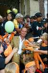Alphen aan de rijn 9 juni 2003
Huldiging martin verkerk na finale roland garros