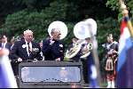 Soestdijk 27 juni 2001
Prins Bernhard en Prins Willem Alexander bij het defile  op soestdijk.