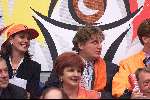 Amsterdam 21 juni 2000 euro 2000
Nederland-Frankrijk 3-2
Prins Bernhard JR en Annette Sekreve