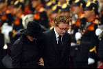 Delft 15 oktober 2002
Begrafenis Prins Claus.
Koningin Beatrix, 
Prins Bernhard jr,