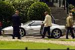 Soestdijk en Breukelen 14 juni 2002
Prins Bernhard Jr en Prins Bernhard sr op bezoek bij Frits Kroymans met 2 ferrari\'s