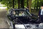 Soestdijk 28 juni 2002
Prins Bernhard 91  jaar
Prinses Annette en Prins Bernhard Jr. in nieuwe Audia A6 Break