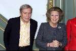 Den Haag 16 december 2000
Verloving van Prins Constantijn en Laurentien Brinkhorst.
Prins Claus, Koningin Beatrix,