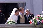 Den Haag 19 mei 2001
Laurentien Brinkhorst en Prins Constantijn trouwen voor de kerk.
Prins Claus