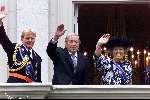 Prinsjesdag 21 September 1999 DEN HAAG
Koningin Beatrix, Prins Claus en Prins Willem Alexander