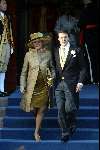 Amsterdam 2 februari 2002
Trouwen Prins Willem Alexander met Maxima
Laurentien Brinkhorst met Prins Constatijn