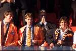 Rotterdam 16 juni 2000 Euro 2000
Nederland-Denemarken, eindstand 3-0
Prins Floris met Rene Froger