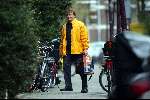 Amsterdam 8 maart 2003
Prins Friso en Mabel Wisse Smit gaan op bezoek bij Prins Maurits en Prinses Marilene