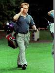 Hilversum 23 maart 2002
Prins Friso tijdens een rondje golf op de Hilversumsche