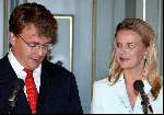 Den Haag 30 juni 2003
Verloving Mabel Wisse Smit  en Prins Friso  op huis ten bosch.