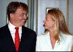 Den Haag 30 juni 2003
Verloving Mabel Wisse Smit  en Prins Friso  op huis ten bosch.