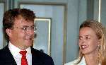 Den Haag 30 juni 2003
Verloving Mabel Wisse Smit r en Prins Friso  op huis ten bosch.