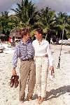 Mauritius, 21 september 1998
Prins Maurits met Prinses Marilene op het strand