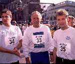 Marathon amsterdam 1990
Trainer    met Prins Maurits en Prins Bernhard Jr.