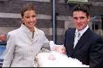 Amsterdam 23 september 2001
Prins Maurits en Prinses Marilene hun dochter Anna word gedoopt.