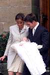 Amsterdam 23 september 2001
Prins Maurits en Prinses Marilene hun dochter Anna word gedoopt.