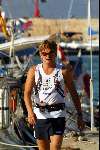 Porto Ercole 20 juli 2003
Prins Pieter Christiaan tijdens het trimmen