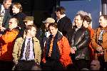 Rotterdam, 20 december 1998
Prins Pieter Christiaan als toeschouwer bij de klassieker Feyenoord-AJAX