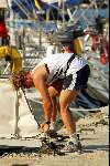 Porto Ercole 20 juli 2003
Prins Pieter Christiaan tijdens het trimmen