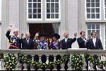 Prinsjesdag 21 September 1999 DEN HAAG
Koningin Beatrix, Prins Claus en Prins Willem Alexander, Prinses Margriet, Pieter v Vollenhoven en