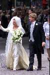 Utrecht 8 juli 2000
Trouwen  Prins Bernhard Jr en Prinses Annette Sekreve in domtoren in Utrecht.