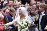 Utrecht 8 juli 2000
Trouwen  Prins Bernhard Jr en Prinses Annette Sekreve in domtoren in Utrecht.