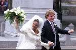 Utrecht 8 juli 2000
Trouwen  Prins Bernhard Jr en Prinses Annette Sekreve in domtoren in Utrecht.