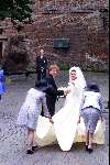 Utrecht 8 juli 2000
Trouwen  Prins Bernhard Jr en Prinses Annette Sekreve in domtoren in Utrecht.