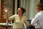 Amsterdam 15 september 2003
Prinses margriet op bezoek bij prins bernhard prinses PRINSES Annette en Prins Bernhard Jr.
