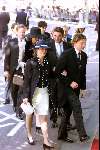 Den Haag 19 mei 2001
Laurentien Brinkhorst en Prins Constantijn trouwen voor de kerk.
Prinses Annette en Prins Bernhard jr