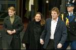 Scheveningen 27 januari 2002
Brunch van Maxima en Prins Willem Alexander in het Kurhaus. 
Prins Bernhard Jr en Prinses Annette