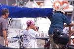 Porte Ercole 4 augustus 2001
Prinses Christina op de Jumbo VI