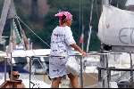 Porte Ercole 4 augustus 2001
Prinses Christina op de Jumbo VI
