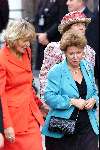 Utrecht 6 juli 2000
Prins Bernhard Jr en Annette Sekreve trouwen voor de wet in Utrecht.
Prinses Christina en Prinses Irene