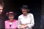 Den Haag 17 mei 2001
Trouwen Prins Constantijn en Prinses Laurentien Brinkhorst.
Prinses Irene en Prinses Christina