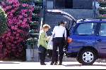 30 april 1999
Prinses Christina samen met haar dochter Prinses Juliana bij aankomst paleis Soestdijk