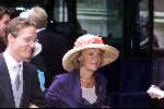 Utrecht 8 juli 2000
Trouwen  Prins Bernhard Jr en Annette Sekreve in domtoren in Utrecht.
Prinses Irene en Prins Chaime