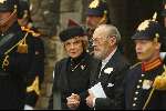 Delft 15 oktober 2002
Begrafenis Prins Claus.
Prinses Irene met Prins Bernhard