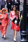 Utrecht 8 juli 2000
Trouwen  Prins Bernhard Jr en Annette Sekreve in domtoren in Utrecht.
Prinses Juliana en Prinses Christina