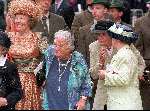 Den Haag 30 Mei 1998
Prinses Juliana met haar verzorgster en Koningin Beatrix