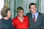 Den Haag 16 december 2000
Verloving van Prins Constantijn en Prinses Laurentien Brinkhorst en Koningin Beatrix