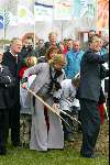 Hoofddorp 20 maart 2002
Prinses Laurentien bij de Nationale boomplantdag.
Verder Laurens Jan Brinkhorst
