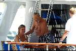 Porto Ercole 20 juli 2003
Prinses laurentien achter de laptop samen met Prins Bernhard op Jumbo VI