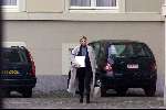 Den Haag 31 januari 2001
Prinses Laurentien Brinkhorst bij Paleis Noordeinde