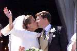 Den Haag 19 mei 2001
Prinses Laurentien Brinkhorst en Prins Constantijn trouwen voor de kerk.