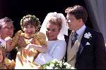 Den Haag 19 mei 2001
Prinses Laurentien Brinkhorst en Prins Constantijn trouwen voor de kerk.
Laurens Jan Brinkhorst